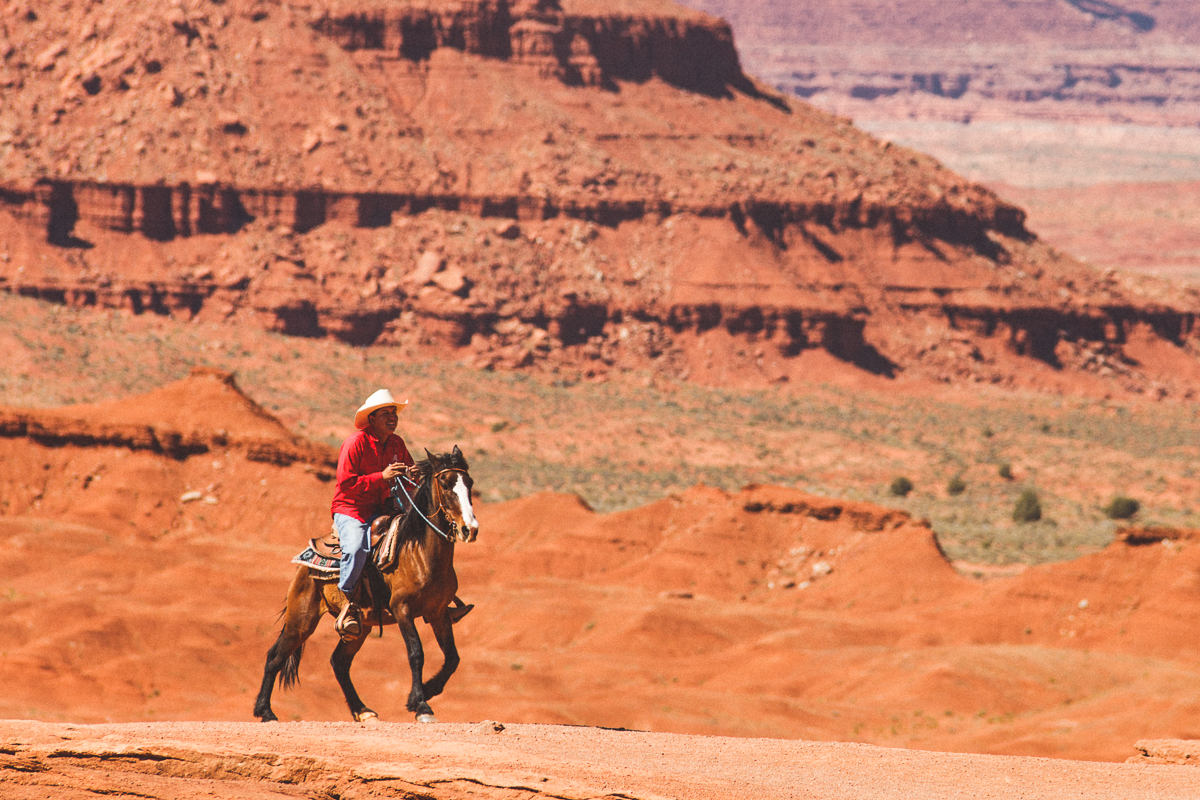 Häst Monument Valley