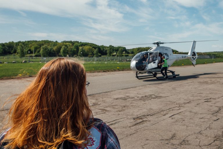 Helikoptertur över Stockholm