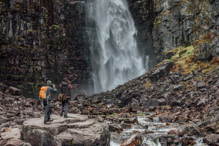 Bland lavskrikor och vattenfall i Fulufjällets nationalpark