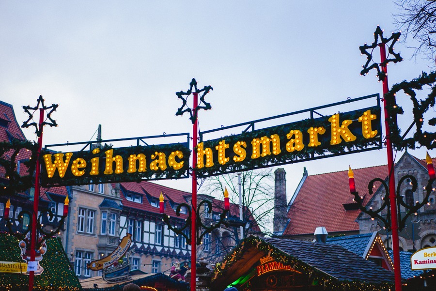 Julmarknaden i Braunschweig.