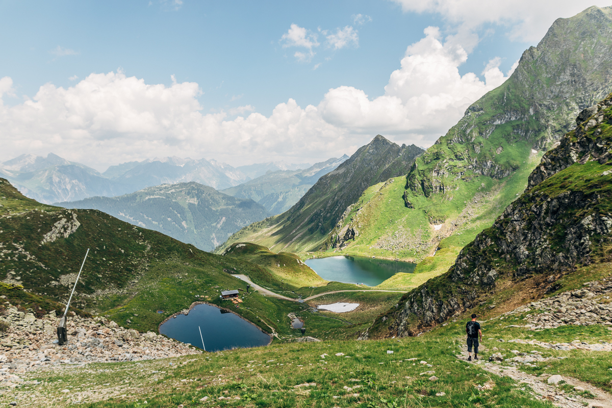 Upptäck Vorarlberg: paddla SUP i Kälberseesjön högt uppe i bergen