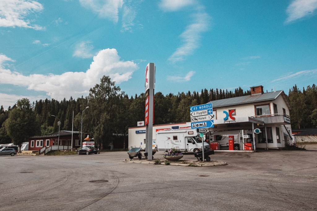 Gäddede Vildmarksvägen Jämtland