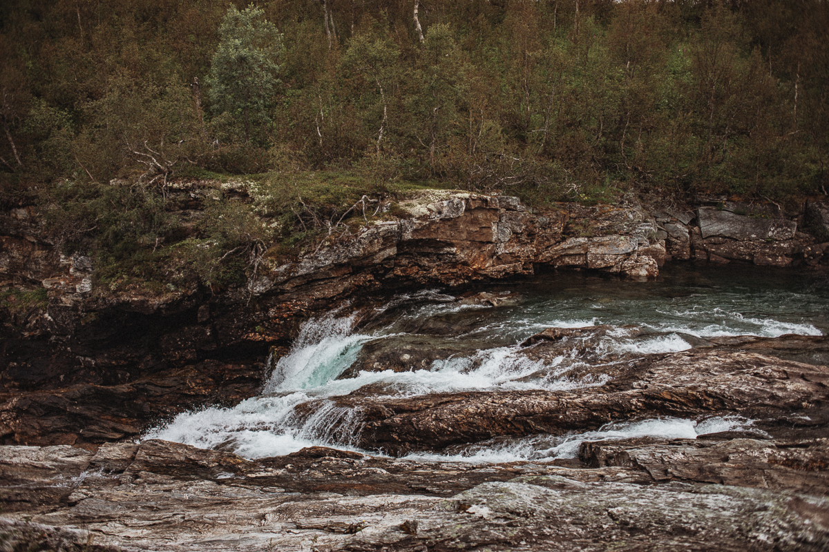 Gaustafallet Vildmarksvägen Sverige