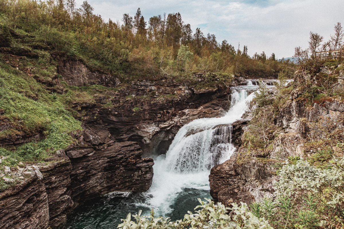 Gaustafallet Vildmarksvägen Sverige