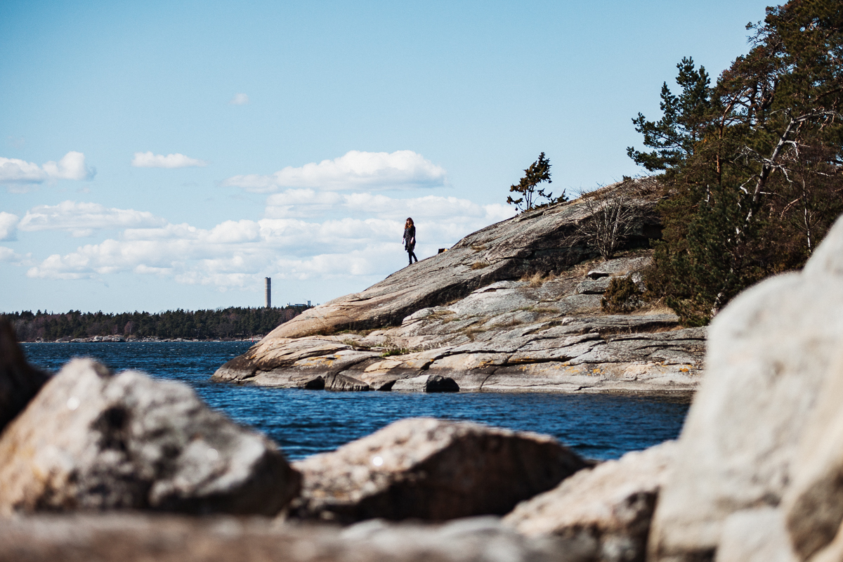Vackra klippor vid Stärnö naturreservat