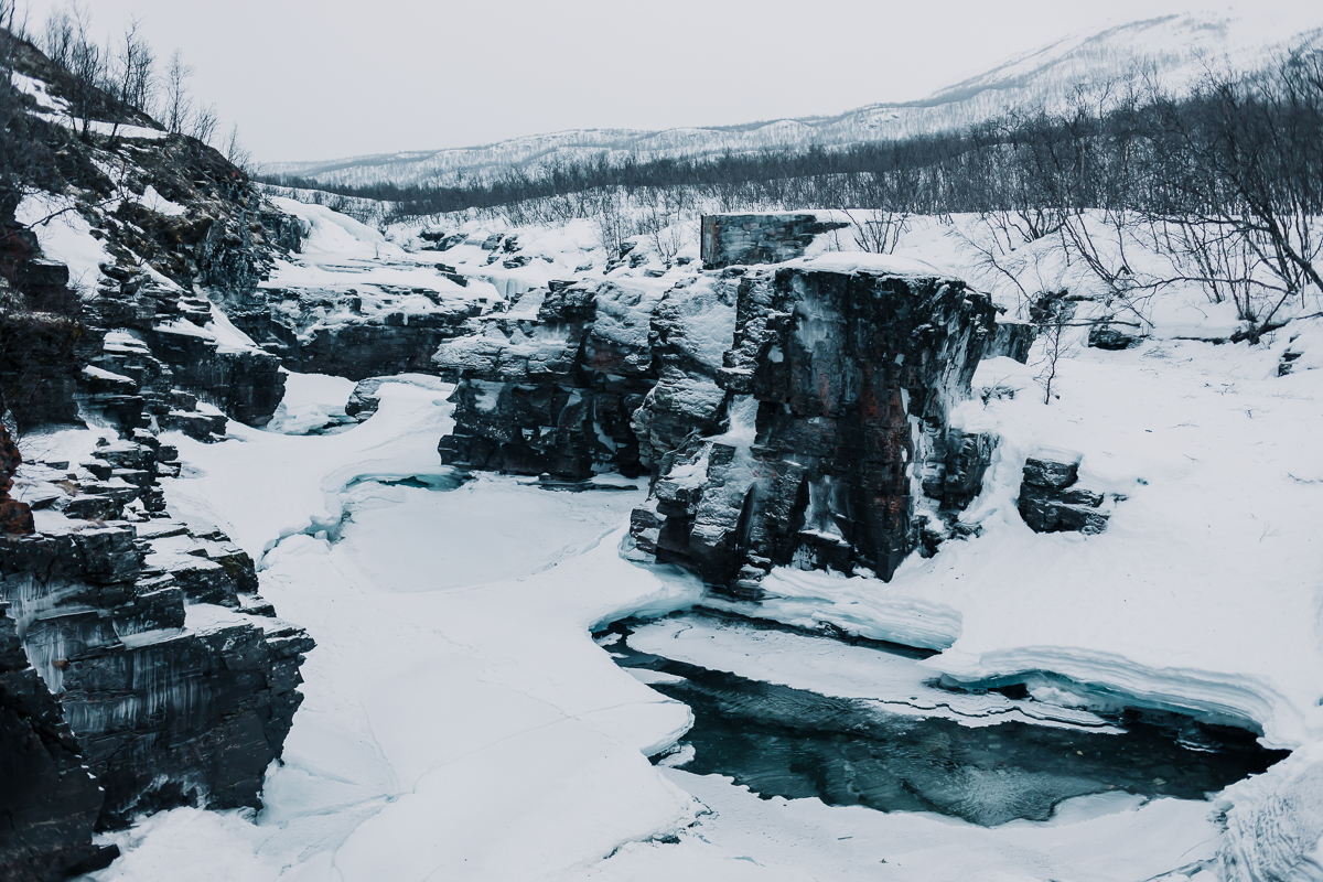 Winter in Kiruna // Abisko canyon