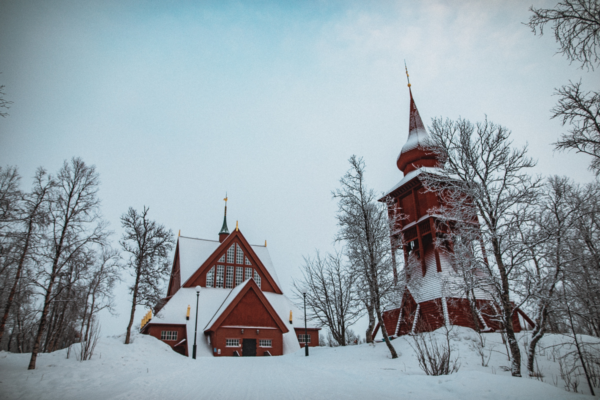 Winter in Kiruna // Kiruna church