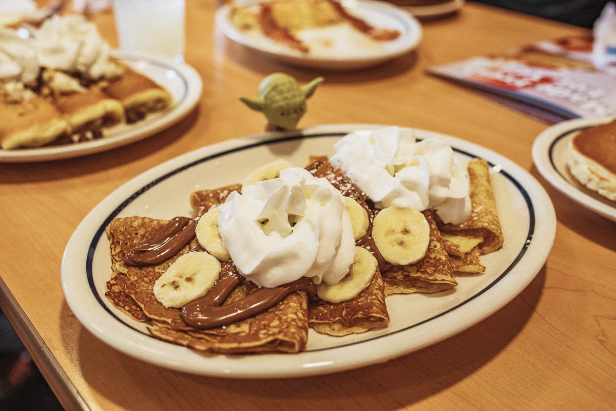 Frukost på IHOP i USA