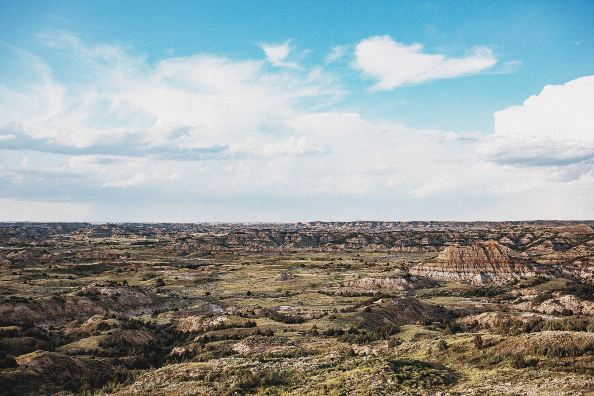 Painted Canyon Overlook Theodore Roosevelt National Park North