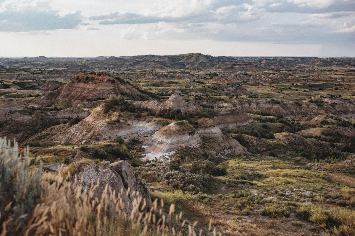 Painted Canyon Overlook Theodore Roosevelt National Park North