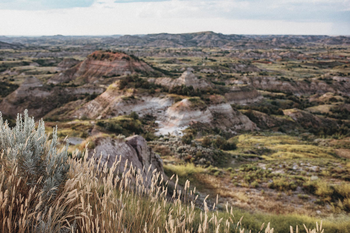 Painted Canyon Overlook Theodore Roosevelt National Park North