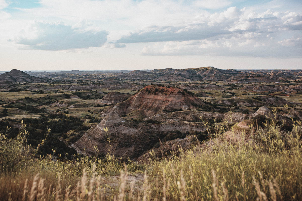 Painted Canyon Overlook Theodore Roosevelt National Park North