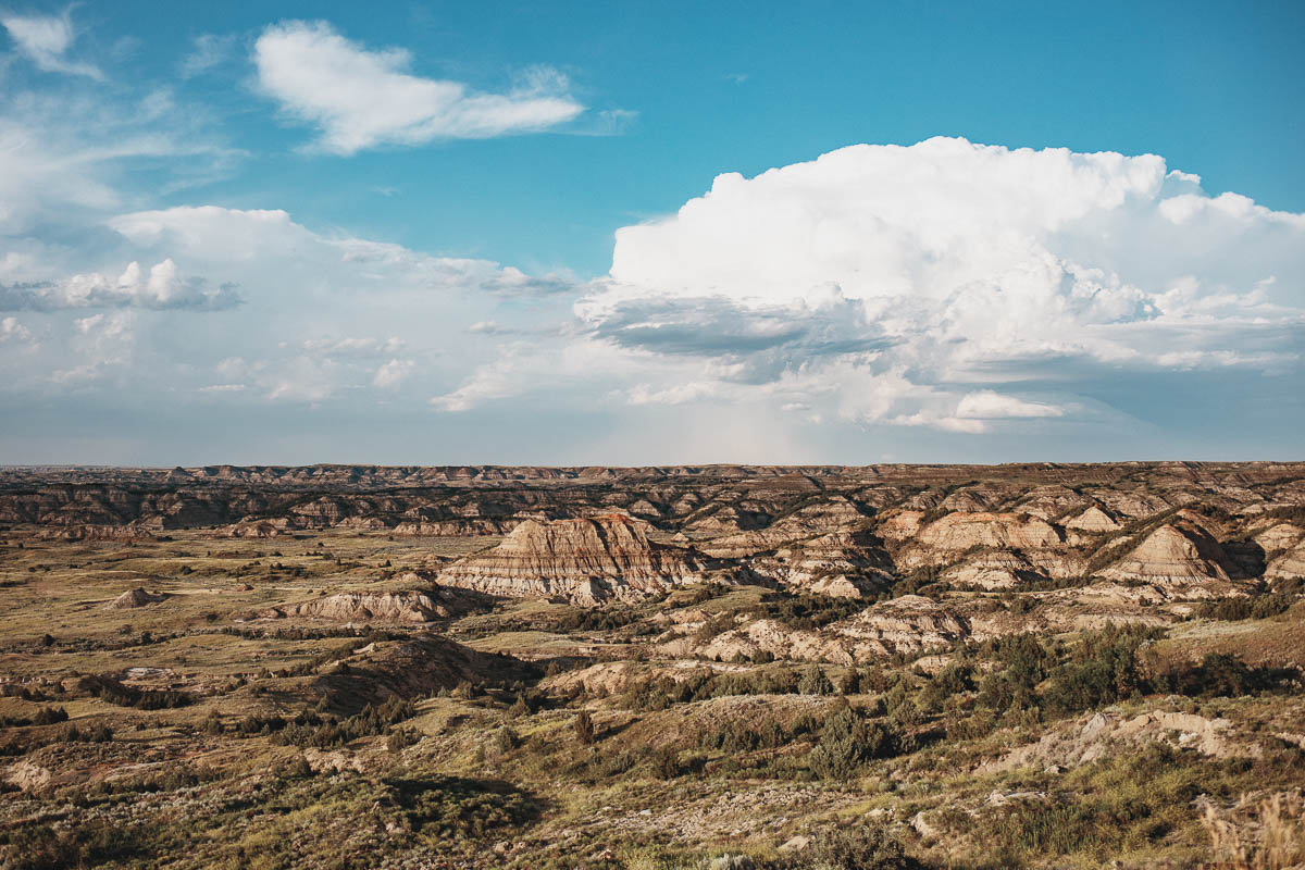 Painted Canyon Overlook Theodore Roosevelt National Park North