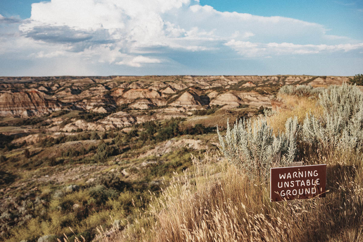 Painted Canyon Overlook Theodore Roosevelt National Park North