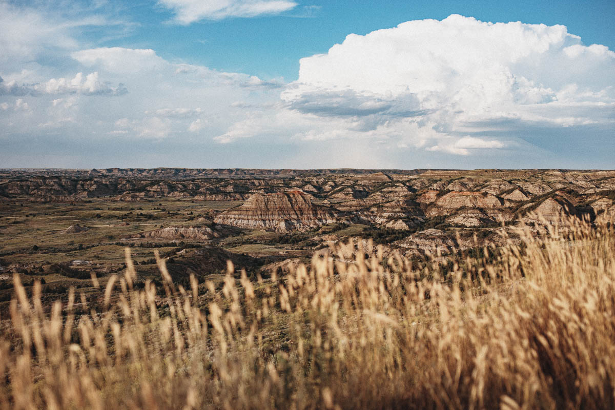 Painted Canyon Overlook Theodore Roosevelt National Park North