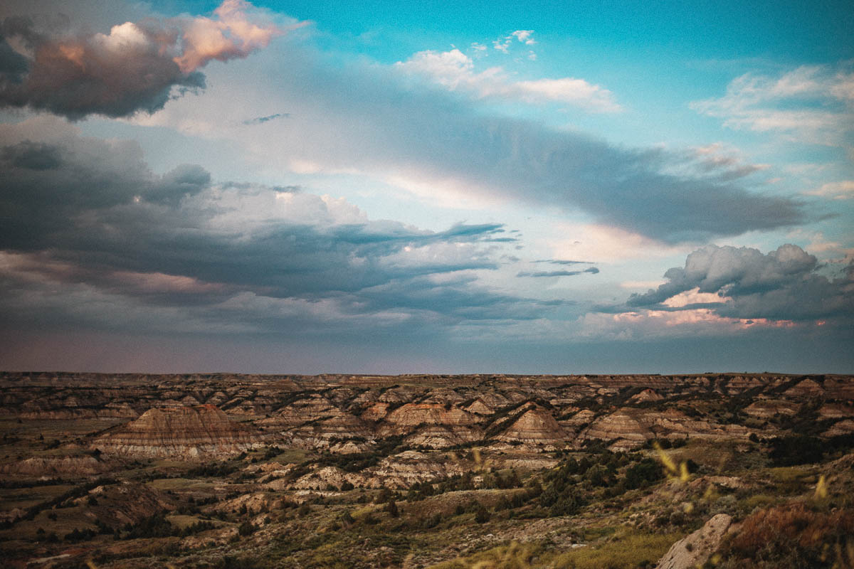 Sunset - Painted Canyon Theodore Roosevelt National Park North