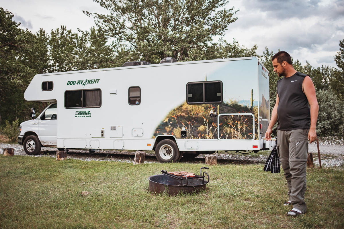 St Mary Campground, Glacier - Montana