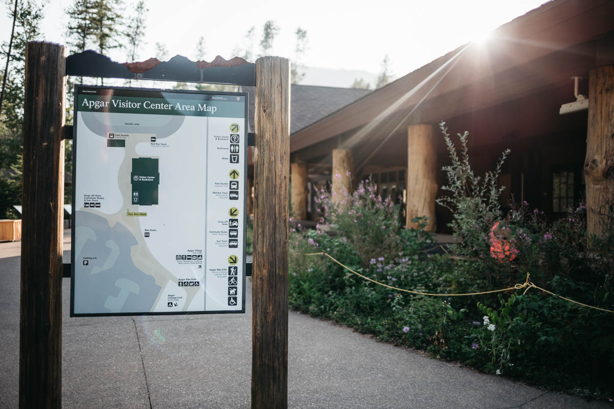 Apgar Visitor Center Montana