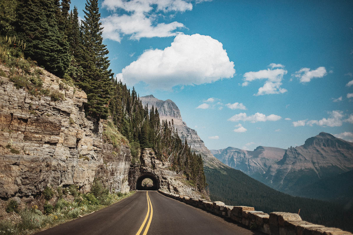 East Side Tunnel Glacier National Park Montana