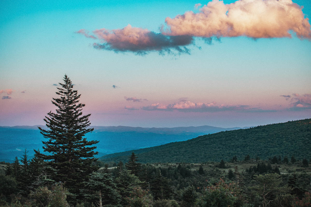 Grayson Highlands State Park i Virginia