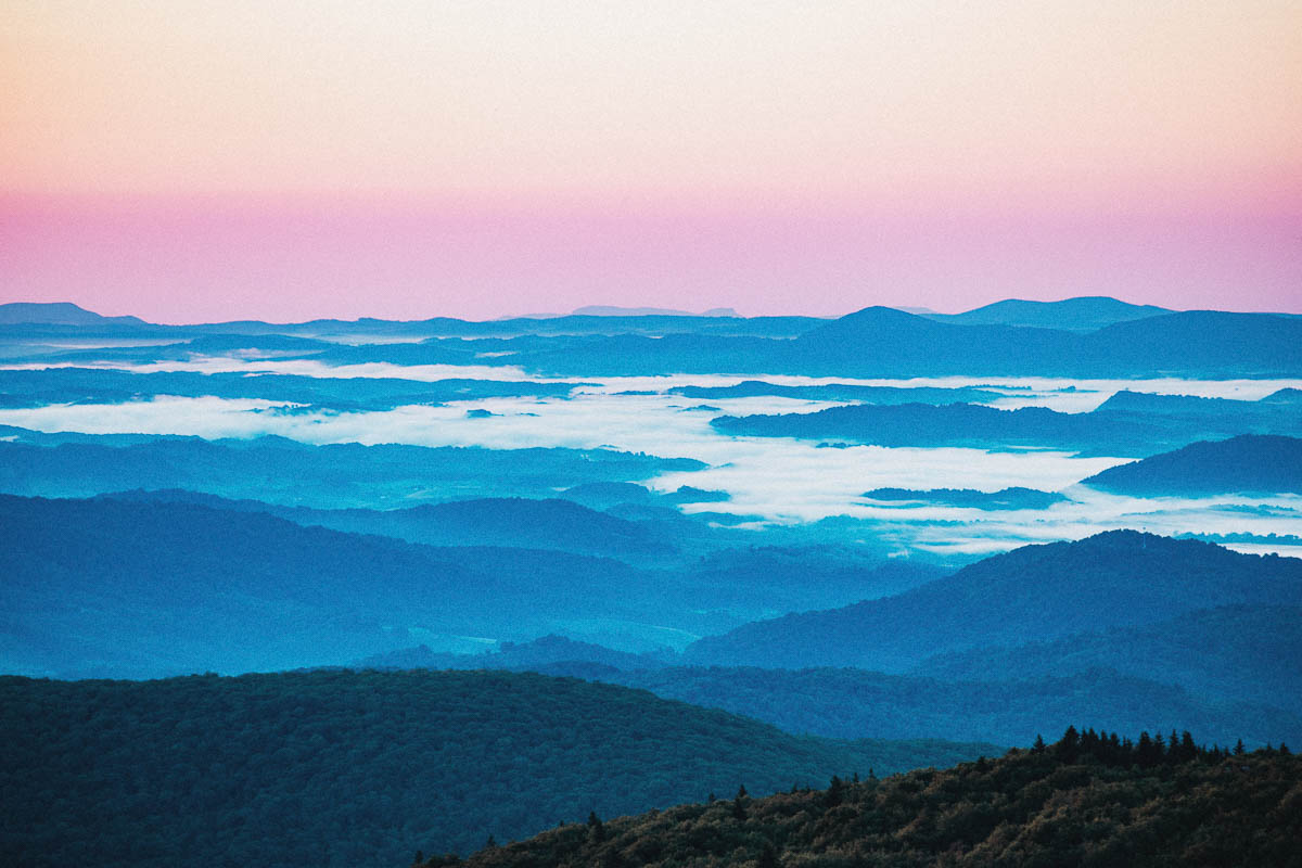 Grayson Highlands State Park i Virginia (amerikanska state parks)