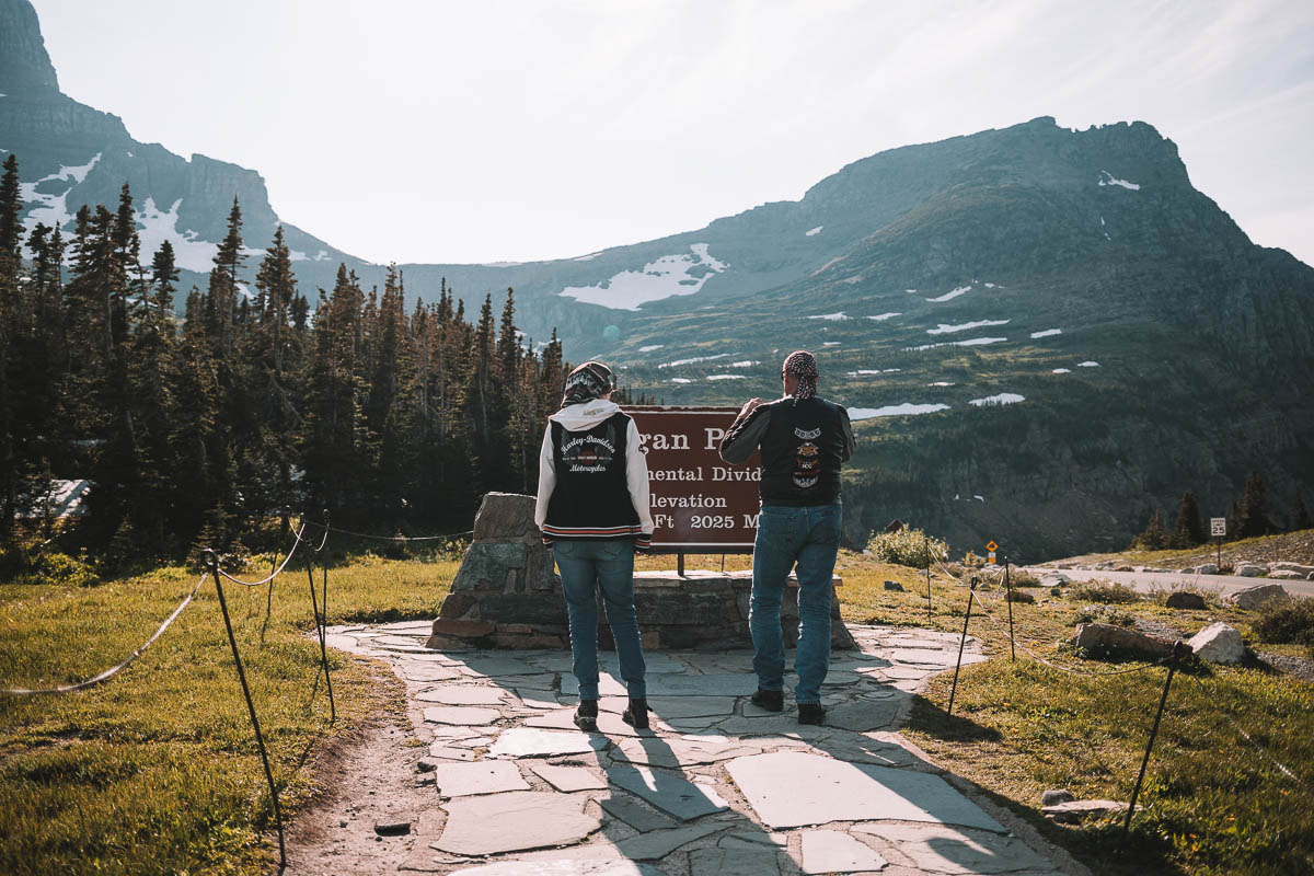 Continental Divide Logan Pass Glacier Montana | Going-to-the-Sun Road