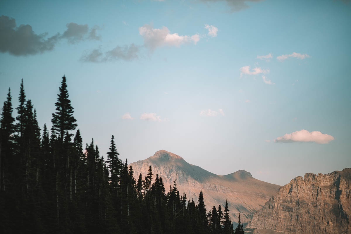 Lunch Creek Hill Glacier National Park Montana | Going-to-the-Sun Road