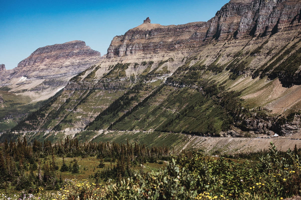 Oberlin Bend - Going-to-the-Sun Road - Glacier National Park