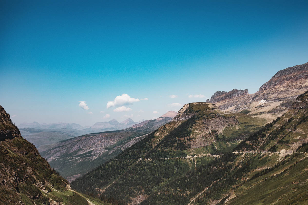 Oberlin Bend - Going-to-the-Sun Road - Glacier National Park