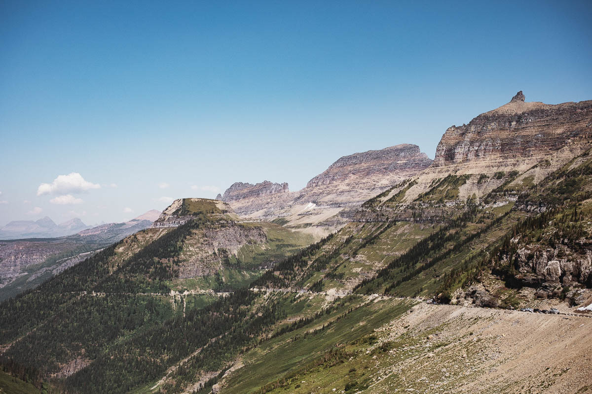 Oberlin Bend - Going-to-the-Sun Road - Glacier National Park