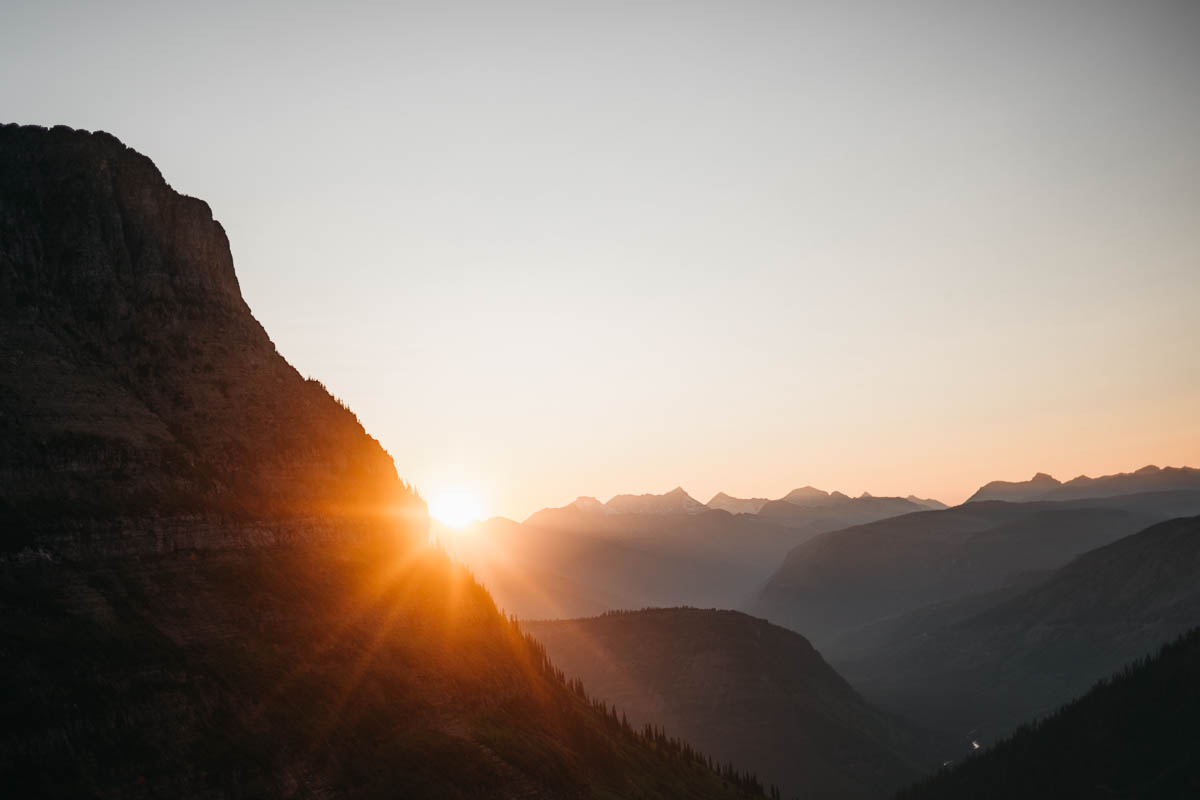 Oberlin Bend - Going-to-the-Sun Road - Glacier National Park