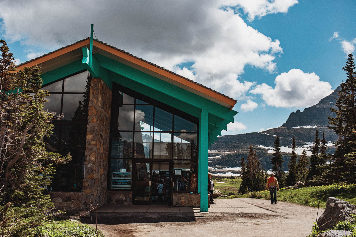 Logan Pass Visitor Center Glacier Montana