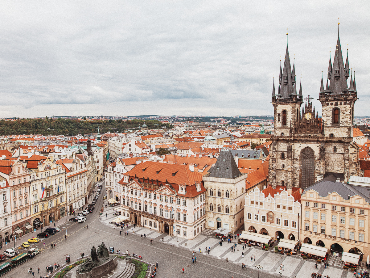UNESCO världsarv - Prags historiska centrum i Tjeckien