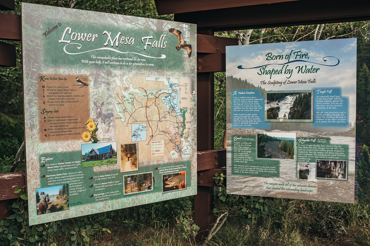 Lower Mesa Falls | Mesa Falls Scenic Byway | Idaho