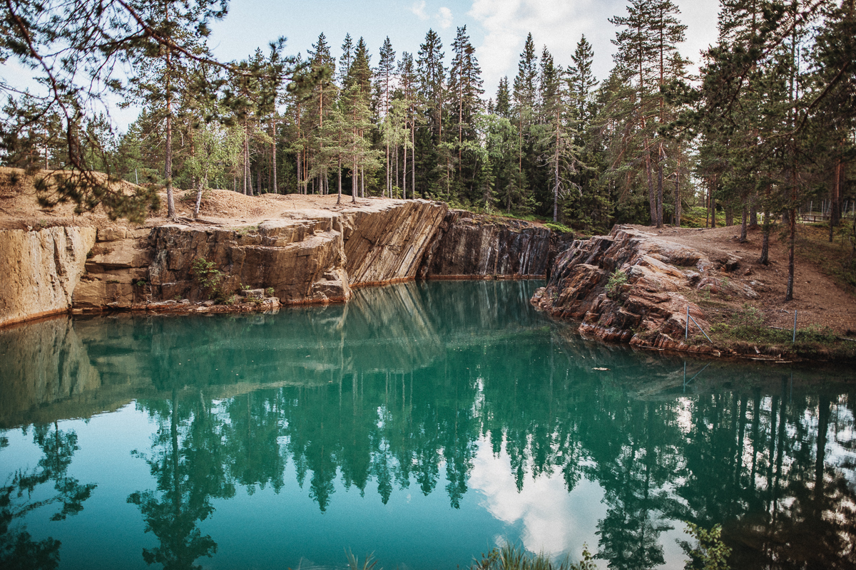 Östra Silvbergs gruva – ett badparadis i Dalarna