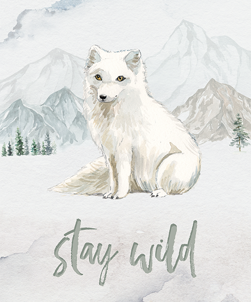 Stay Wild, Dear Fox (A4)
