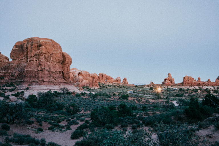 20 bilder från en kväll i Arches National Park